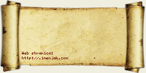 Jasmina Mizdrak vizit kartica